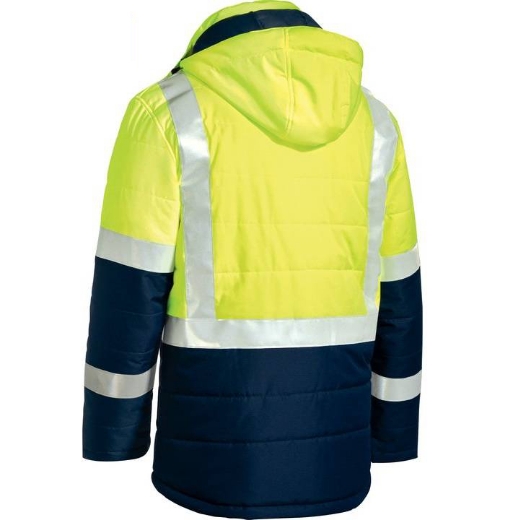 Picture of Bisley, Taped Hi Vis Puffer Jacket